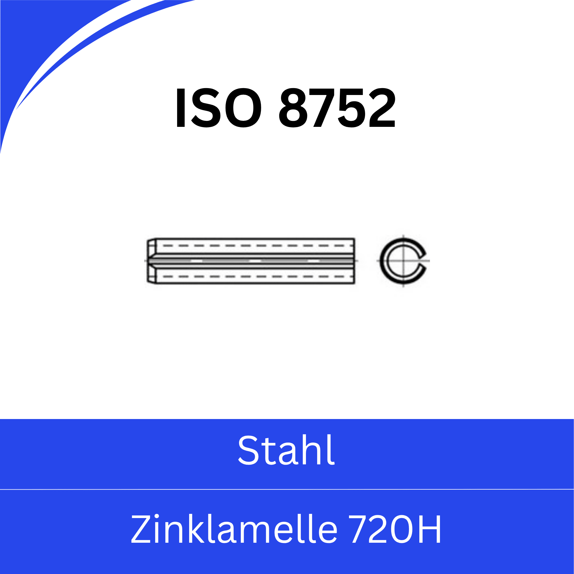 Bild von ➤ Kategorie: ISO 8752 Stahl Zinklamelle 720h